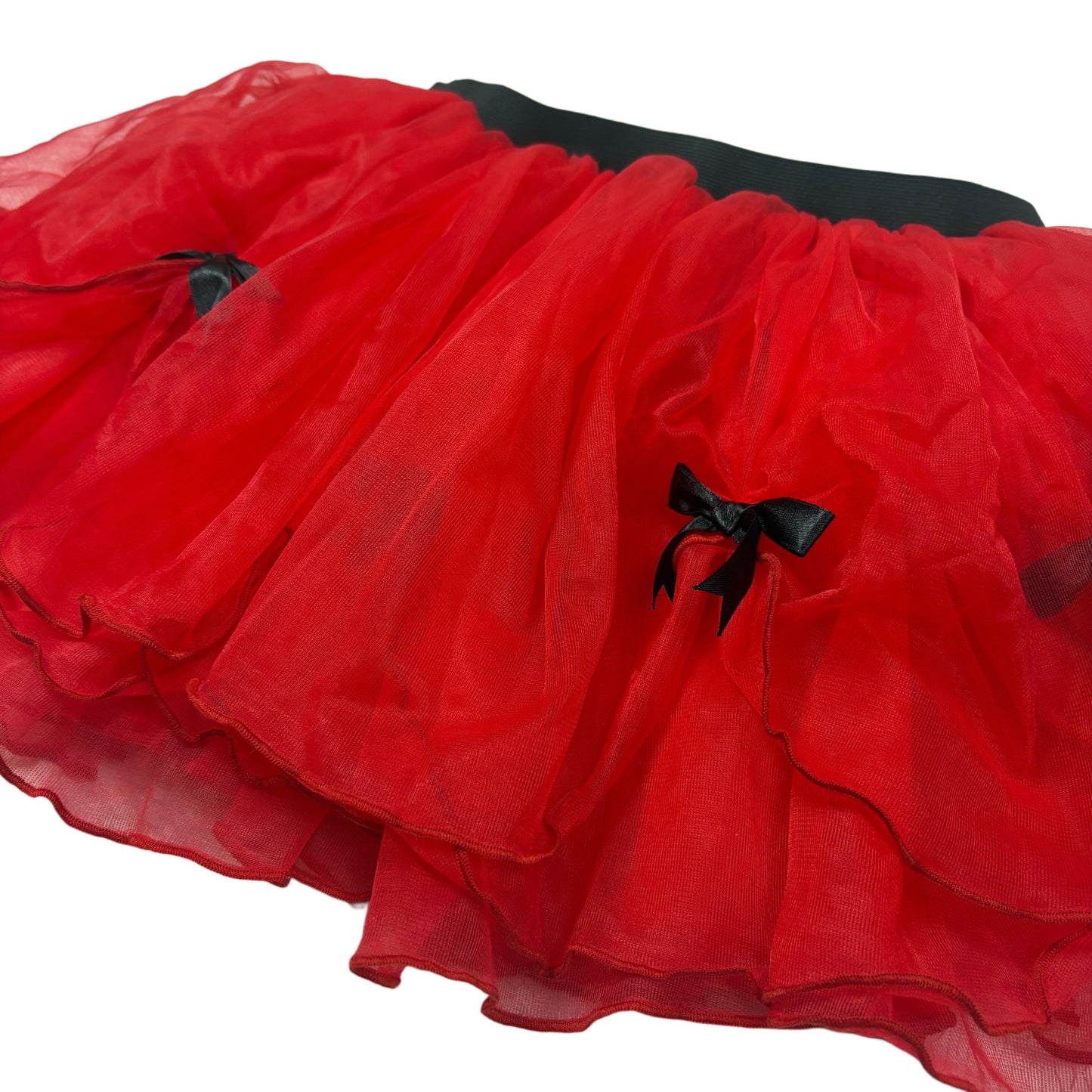 5x Wild Rose Red and Black Tutu Skirt