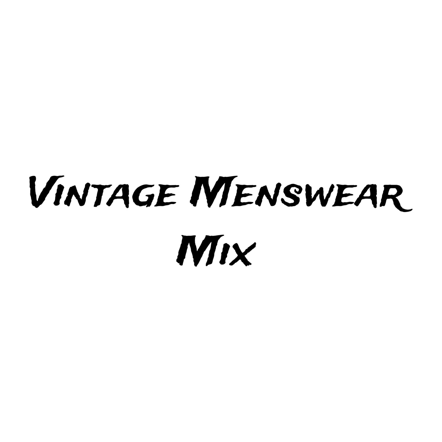 Vintage Menswear Mix Wholesale