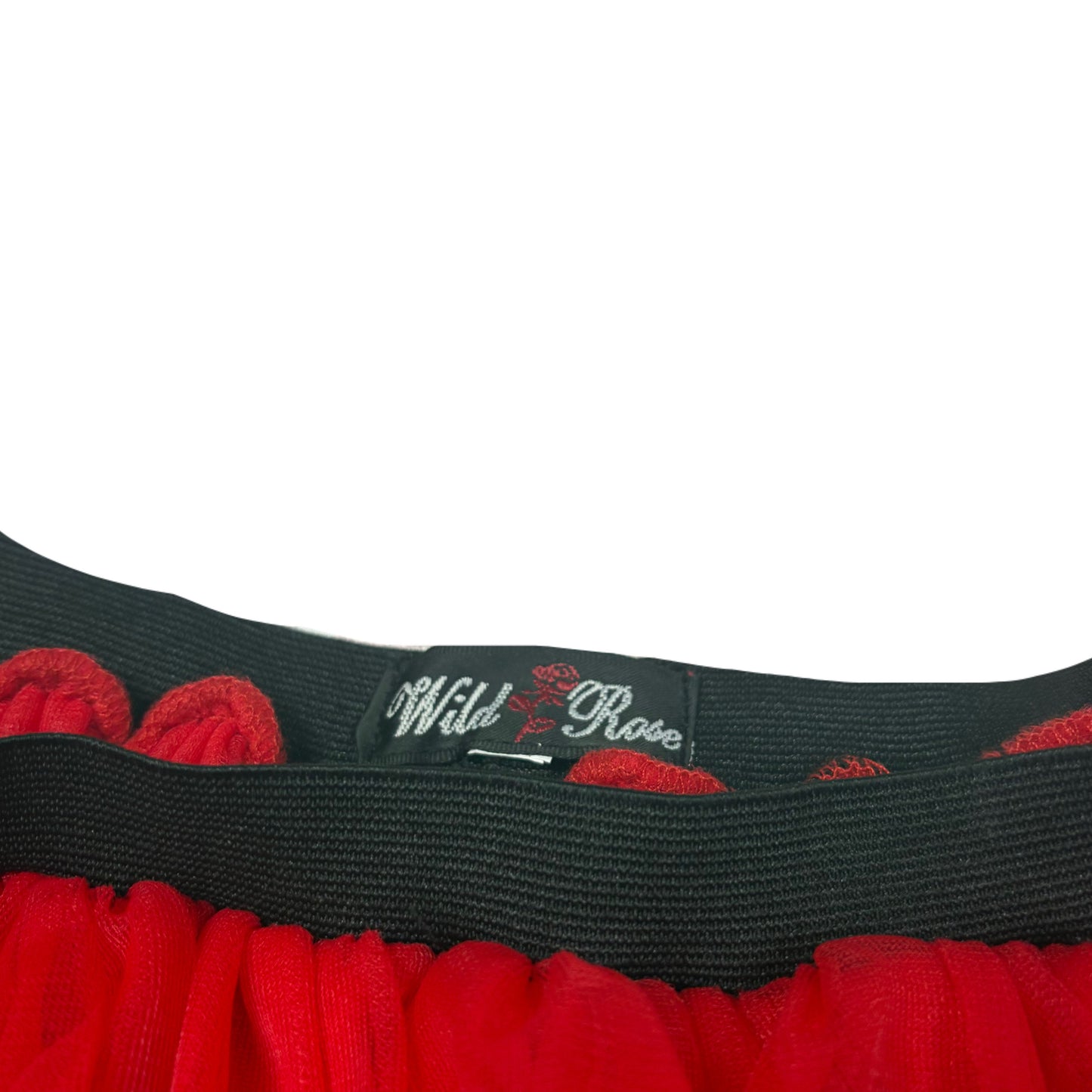 5x Wild Rose Red and Black Tutu Skirt