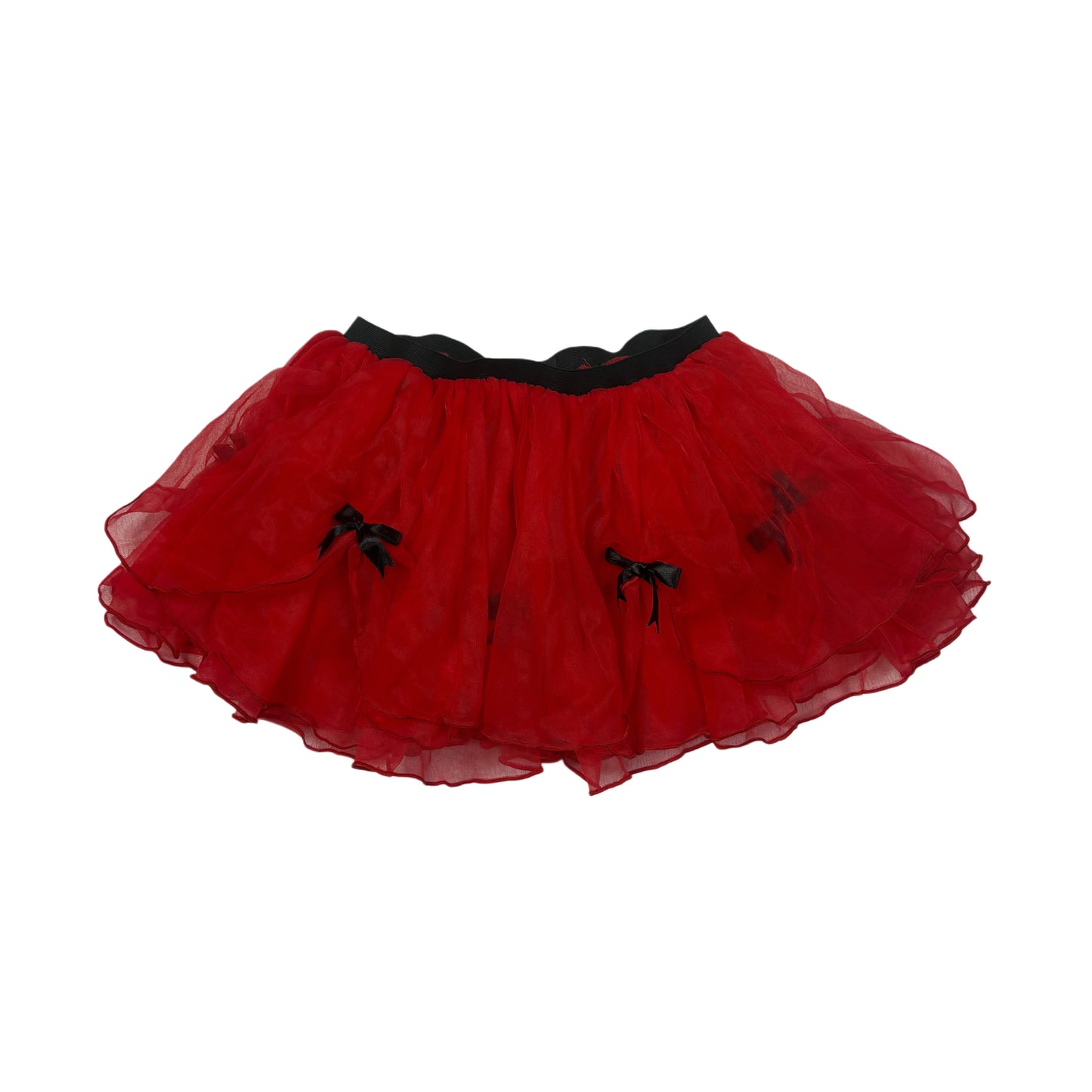5x Wild Rose Red and Black Tutu Skirt